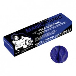 Pusiau ilgalaikiai, geliniai plaukų dažai Manic Panic Professional Gel Hair Color Blue Velvet SPP13001, 90 ml