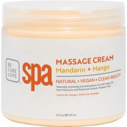 Masažo kremas BCL SPA Massage Cream Mandarin + Mango BCLSPA52106, su mandarinais ir mangais, 473 ml