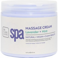 Masažo kremas BLC SPA Massage Cream Lavender + Mint BCLSPA53106, su levandomis ir mėta, 473 ml