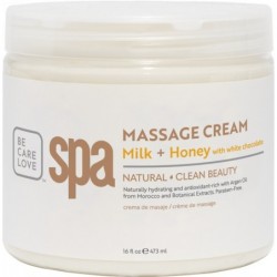 Masažo kremas BCL SPA Massage Cream Milk + Honey BCLSPA54106, su pienu ir medumi, 473 ml