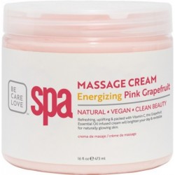 Masažo kremas BCL SPA Massage Cream Pink Grapefruit BCLSPA58016, su raudonaisiais greipfrutais, 473 ml