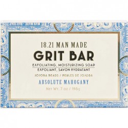 Šveičiamasis muilas vyrams 18.21 Man Made Exfoliating Bar Soap Absolute Mahogany BSG7AM, tinka veidui ir kūnui, 198 g.