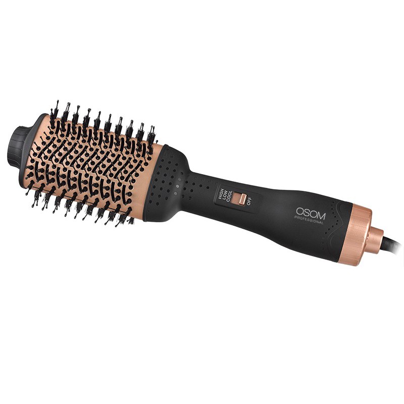 Plaukų formuotuvas - džiovintuvas Osom Professional OSOMP01HD, su turmalinu ir jonų technologija, juodas