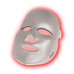 LED šviesos terapijos kaukė veidui Be OSOM Skin Rejuvenation Face Mask Silver BEOSOMSR11SILV, fotodinaminė šviesos terapija