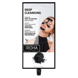Detoksikuojanti veido kaukė IROHA Black Peel Off Detox Mask Charcoal MCIN08/MCIN1510, su anglimi, nuplėšiama