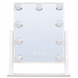 Pastatomas veidrodis su apšvietimu Be Osom BEOSOML609MR, stačiakampis, baltas, su lemputėmis, 5V
