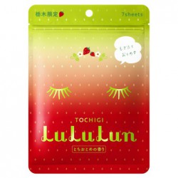 Vienkartinių veido kaukių rinkinys LuLuLun Premium Sheet Mask Tochigi Strawberry 7 Pack, drėkina ir antioksiduoja, 7 vnt. LU65893