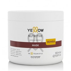 Maitinanti plaukų kaukė Yellow Nutritive Argan & Coconut Mask YE018314/025393, 500 ml