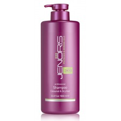 Šampūnas plaukams Jenoris Professional Shampoo Coloured & Dry Hair JEN16151 su pistacijų aliejumi, sausiems ir dažytiems plaukams, 1000 ml