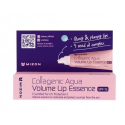 Putlinantis lūpas balzamas Mizon Collagenic Aqua Volume Lip Essence SPF 15 MIZ000003970 su kolagenu, 10 ml