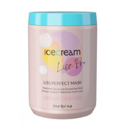 Plaukus glotninanti kaukė Inebrya Ice Cream Liss Pro Perfect Mask ICE26358, 1000 ml