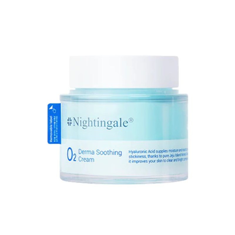 Veido kremas Nightingale O2 Derma Soothing Cream NIG27596, su hialiurono rūgštimi, 100 ml