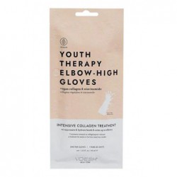Kaukė rankoms Voesh Youth Therapy Elbow High Gloves VHM501BSM, su taukmedžio sviestu ir niacinamidu, 1 pora pirštinių iki alkūnių