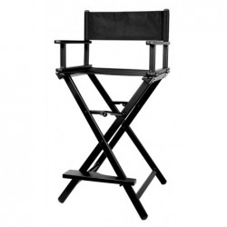 Makiažo kėdė Osom Professional Makeup Chair OSOMCH002BL, juodos spalvos, sulankstoma