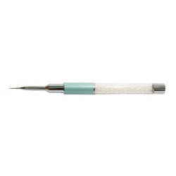 Teptukas nagų dailei Osom Professional Pure Kolinsky Nail Art Brush Round White Pearl Series N0760PG0, 1