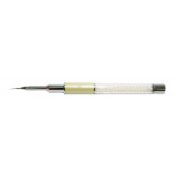 Teptukas nagų dailei Osom Professional Pure Kolinsky Nail Art Brush Round White Pearl Series N0760PG00, 00