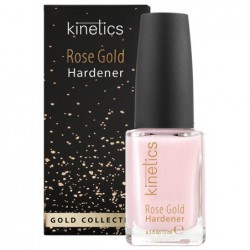 Rožinio aukso stipriklis nagams Kinetics Rose Gold Hardener KGC02, 15 ml