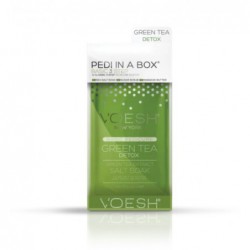 Procedūra kojoms Voesh Basic Pedi In A Box 3 in 1 Green Tea VPC118GRT, su žaliosios arbatos ekstraktais, detoksikuoja pėdų odą