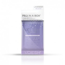 Procedūra kojoms Voesh Basic Pedi In A Box 3 in 1 Lavender Relieve VPC118LVR, su taukmedžio sviestu, levadų ekstraktais, maitina pėdų odą