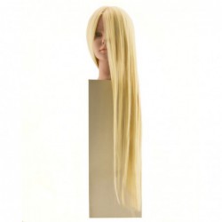 Manekeno galva Ruijia XUCTM012LIGHT su sintetiniais šviesiais plaukais, ilgis nuo 55-60 cm, 165 g plaukų