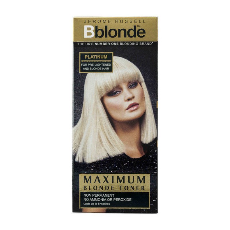 Plaukų tonavimo priemonė Jerome Russell Maximum Blonde Toner Platinum JR534301, plaukams suteikia atspalvį, 75 ml