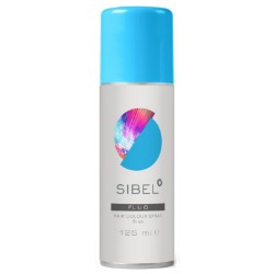 Spalvotas plaukų lakas Sibel Hair Colour Spray Fluo/Metal SIB023000005, 125 ml, mėlynas