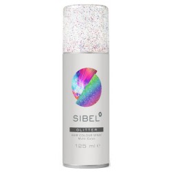 Spalvotas plaukų lakas Sibel Hair Colour Glitter SIB024000000 su spalvotais blizgučiais, 125 ml