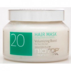 Apimties plaukams suteikianti kaukė Biotop Volumizing Hair Mask BIO25481, pažeistiems ir silpniems plaukams, 550 ml