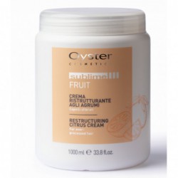 Plaukų kaukė-kremas Oyster Sublime Fruit Cream Restructuring pažeistiems plaukams, atstatantis, 1000 ml