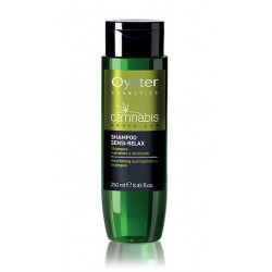 Maitinamasis ir drėkinamasis plaukų šampūnas Oyster Cannabis Shampoo Sensi - Relax su kanapių sėklų aliejumi OYSH05250400, 250 ml