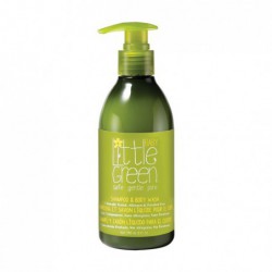 Plaukų šampūnas ir kūno prausiklis kūdikiams Little Green Baby Shampoo & Body Wash LGBS8, 240 ml