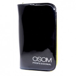 Dėklas žirklėms Osom Professional Black Scissor Case OSOMCASEBL, juodos spalvos, 2 žirklėms ir šukoms