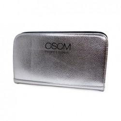 Dėklas žirklėms Osom Professional Silver Scissor Case OSOMCASESILV, sidabrinės spalvos, 4 žirklėms