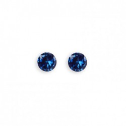 Auskarai Caflon Glitterball Sapphire, CAFFJGB45SAYS, 4.5 mm