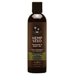 Kūno masažinis aliejus Hemp Seed Massage Oil Guavalava su kanapių sėklų aliejumi MAS068, 237 ml