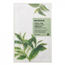 Veido kaukė Mizon Joyful Time Essence Mask Green Tea MIZ888890112, su žaliąja arbata, 23 g