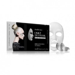 Veido priežiūros priemonių rinkinys OMG! Duo Mask - Pearl Theraphy, OMG-DM-P, rinkinį sudaro: paakių pagalvėlės ir veido kaukė