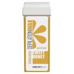 Natūralus vaškas kasetėje Simple Use Beauty Honey SIMR20, geltonas, 100 ml